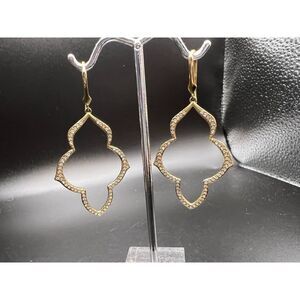 Stella & Dot Crystal Lattice Earrings